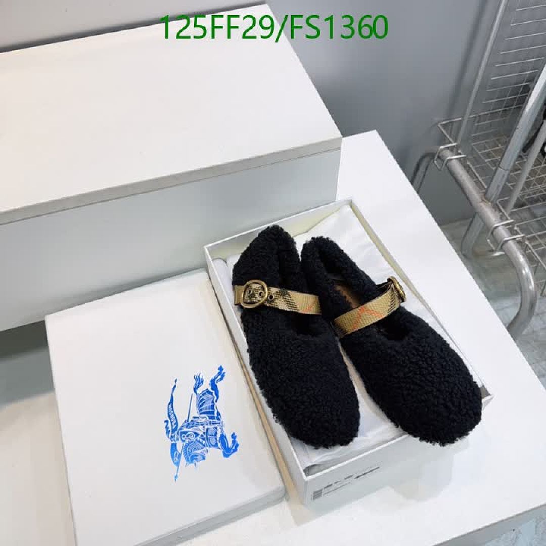 Burberry-Women Shoes Code: FS1360 $: 125USD