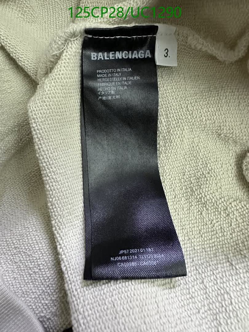 Balenciaga-Clothing Code: UC1290 $: 125USD