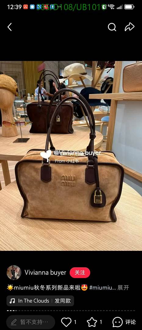 Miu Miu-BagsMirror Quality Code: UB1010 $: 385USD