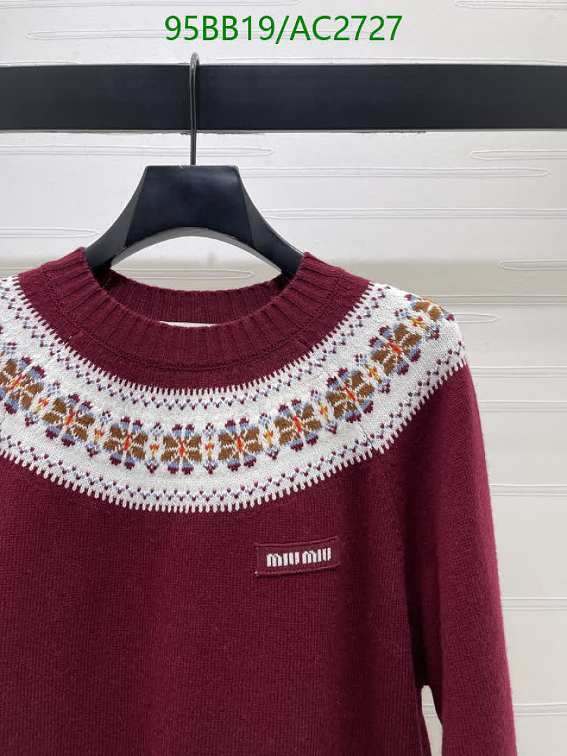 Miu Miu-Clothing Code: AC2727 $: 95USD