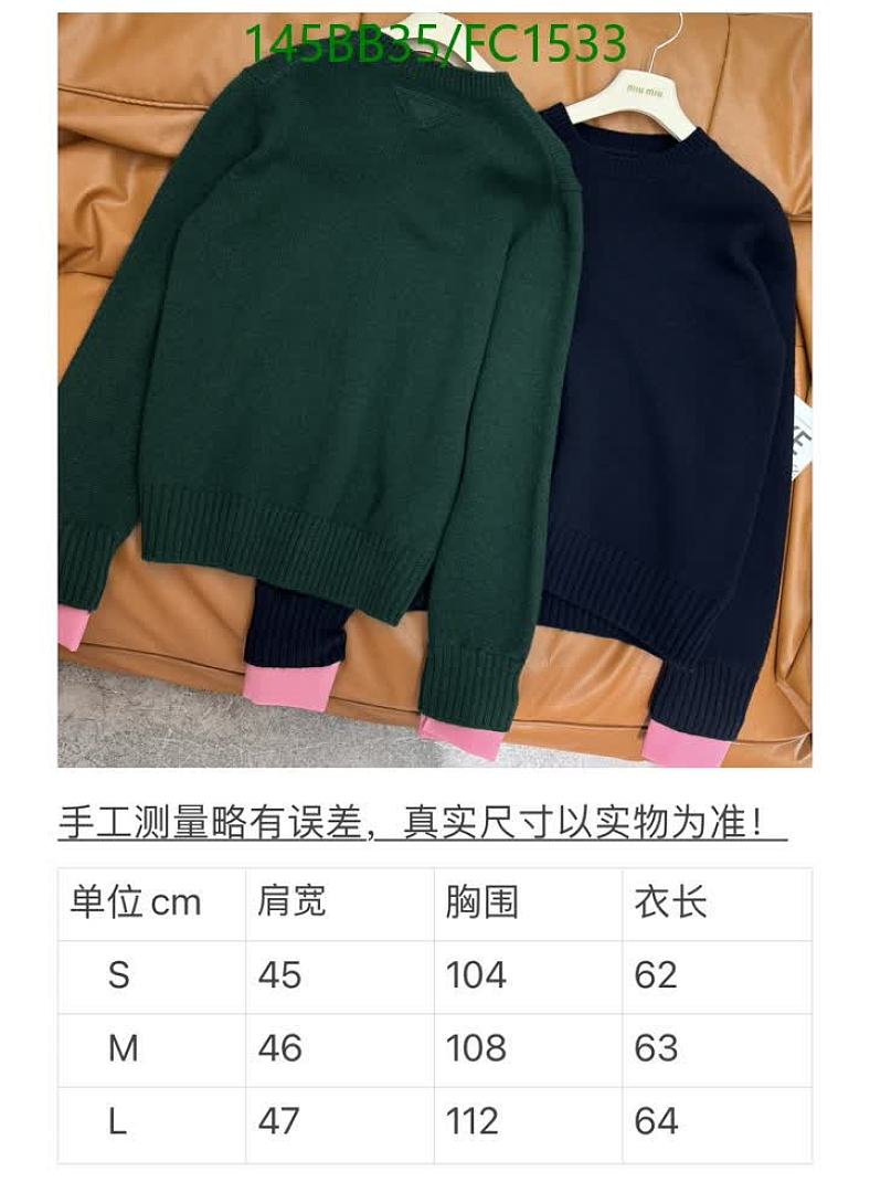 Miu Miu-Clothing Code: FC1533 $: 145USD