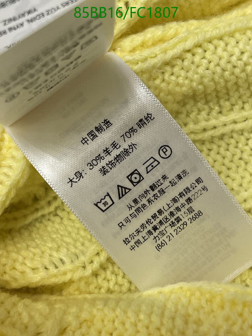 Ralph Lauren-Clothing Code: FC1807 $: 85USD
