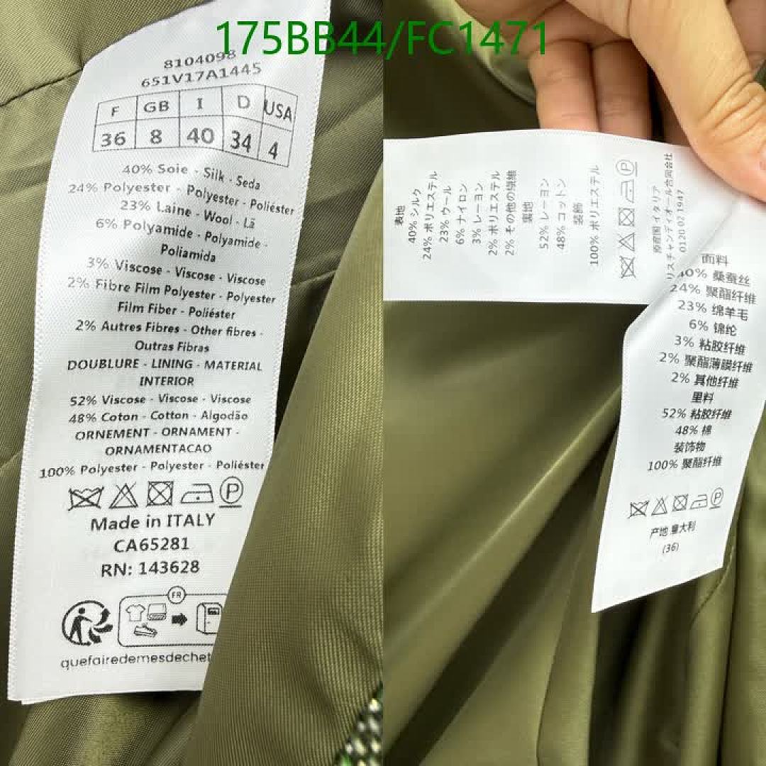 Dior-Clothing Code: FC1471 $: 175USD