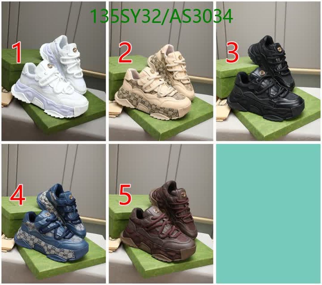 Gucci-Men shoes Code: AS3034 $: 135USD
