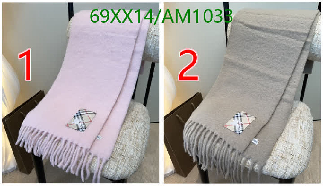 Burberry-Scarves Code: AM1033 $: 69USD