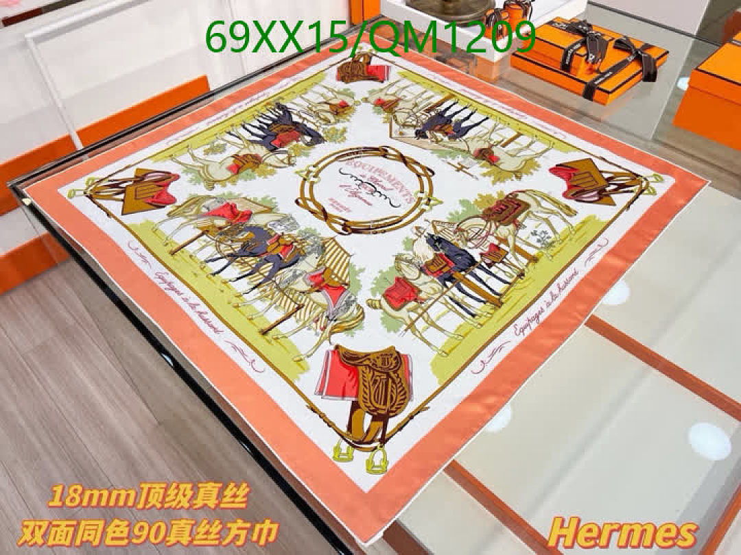 Hermes-Scarves Code: QM1209 $: 69USD