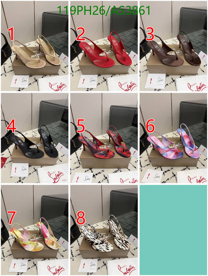 Christian Louboutin-Women Shoes Code: AS3861 $: 119USD