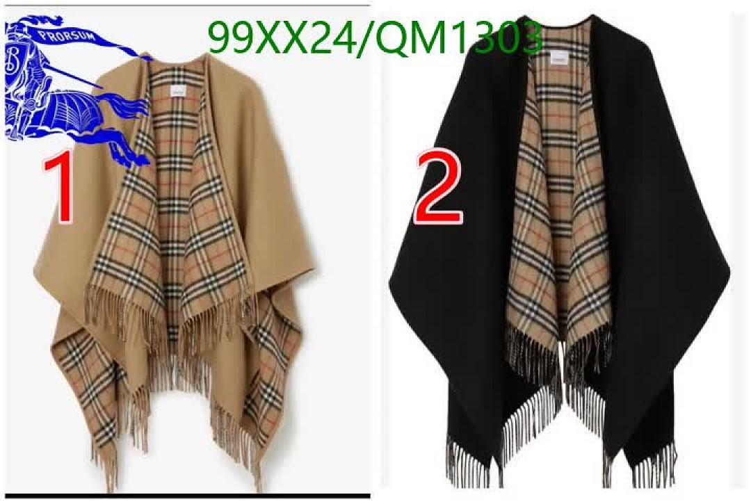 Burberry-Scarves Code: QM1303 $: 99USD