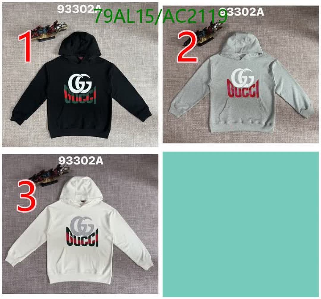 Gucci-Clothing Code: AC2119 $: 79USD