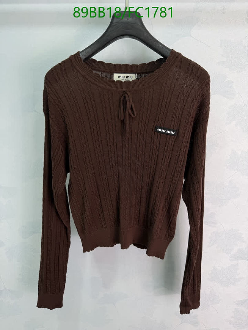 Miu Miu-Clothing Code: FC1781 $: 89USD