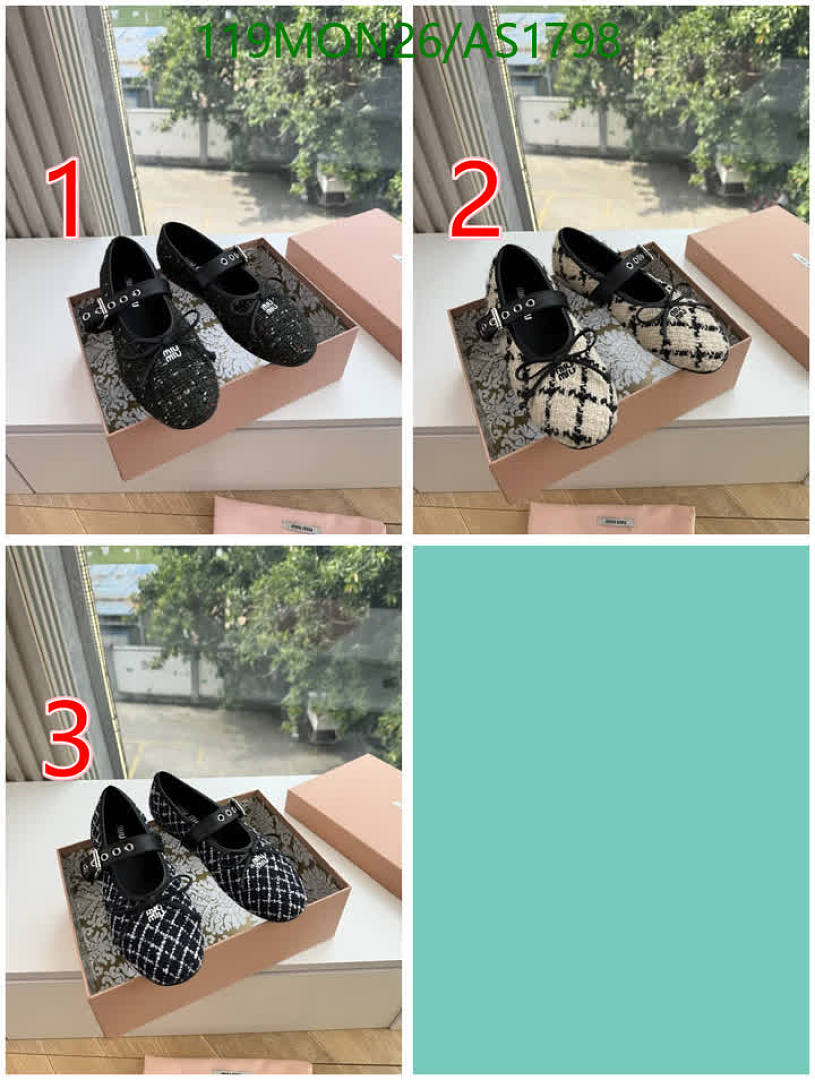 Miu Miu-Women Shoes Code: AS1798 $: 119USD