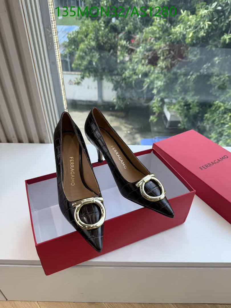 Ferragamo-Women Shoes Code: AS1280 $: 135USD