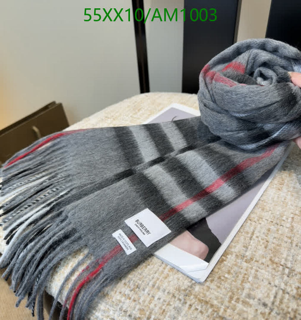 Burberry-Scarves Code: AM1003 $: 55USD