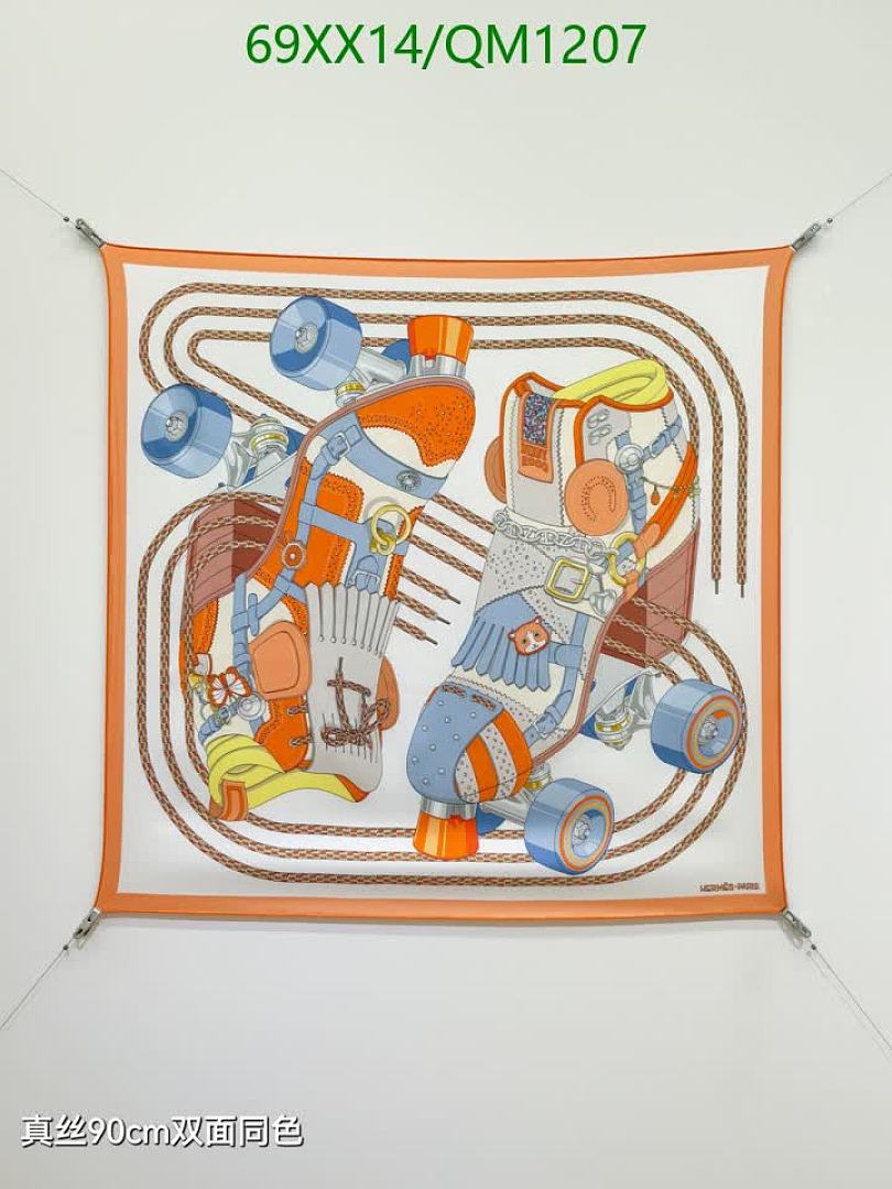 Hermes-Scarves Code: QM1207 $: 69USD