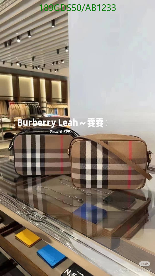 Burberry-BagsMirror Quality Code: AB1233 $: 189USD