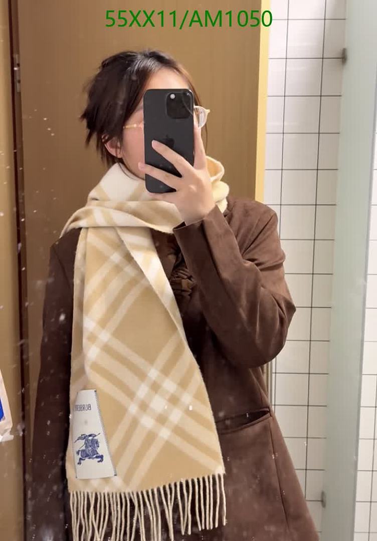 Burberry-Scarves Code: AM1050 $: 55USD