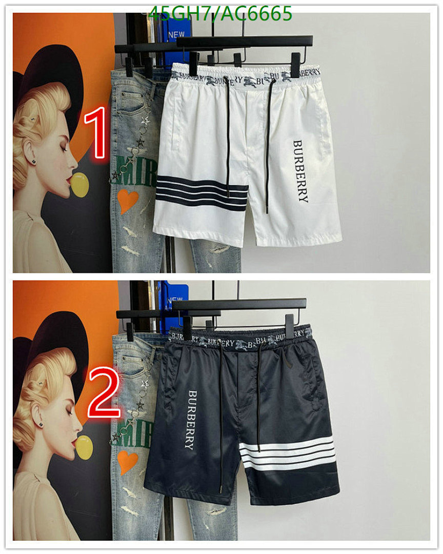 Burberry-Clothing Code: AC6665 $: 45USD