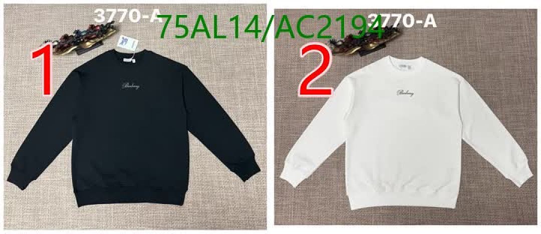 Burberry-Clothing Code: AC2194 $: 75USD
