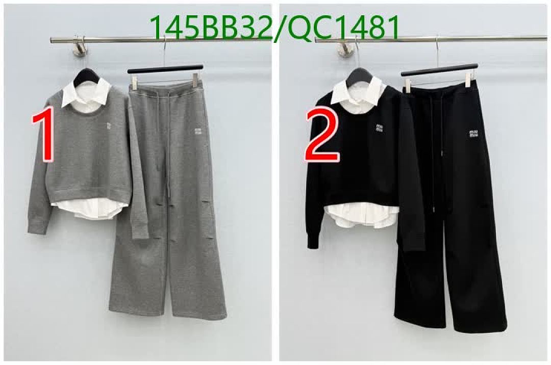 Miu Miu-Clothing Code: QC1481 $: 145USD