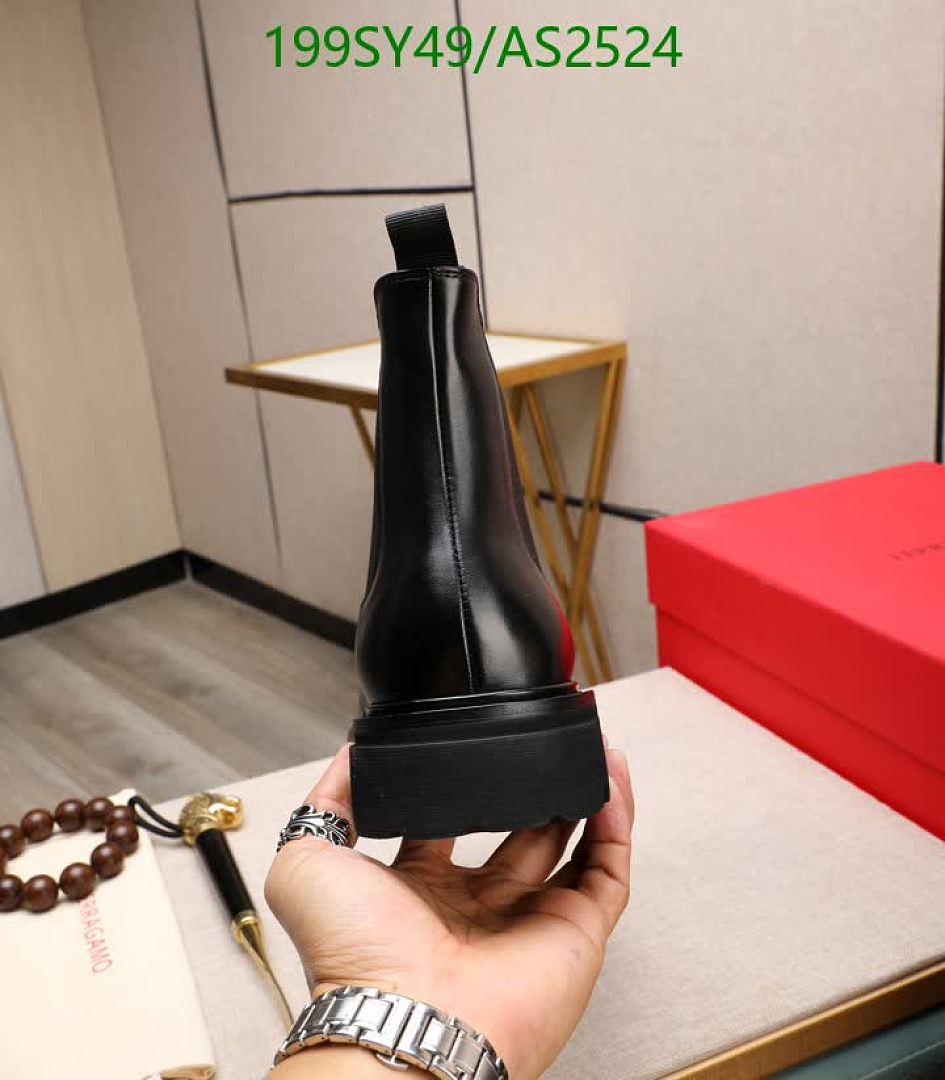 Ferragamo-Men shoes Code: AS2524 $: 199USD