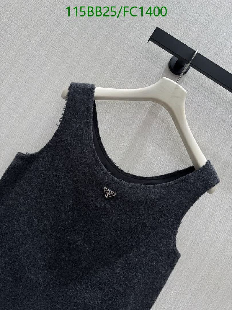 Prada-Clothing Code: FC1400 $: 115USD