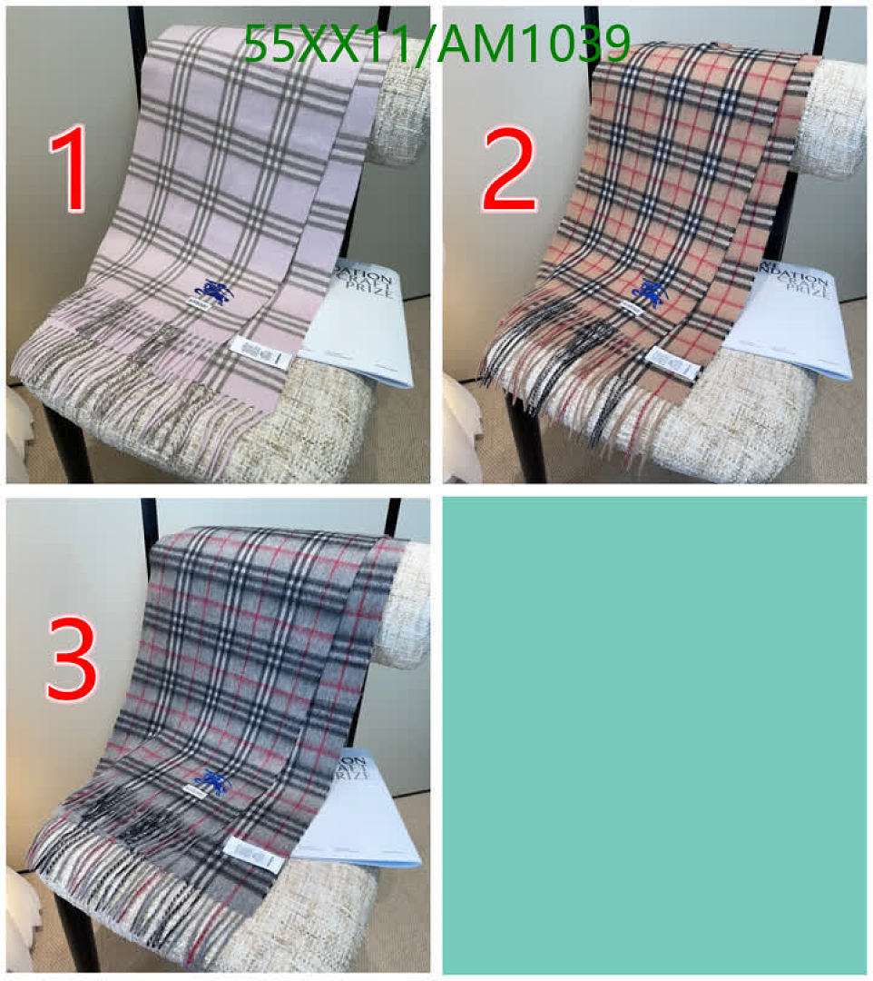 Burberry-Scarves Code: AM1039 $: 55USD