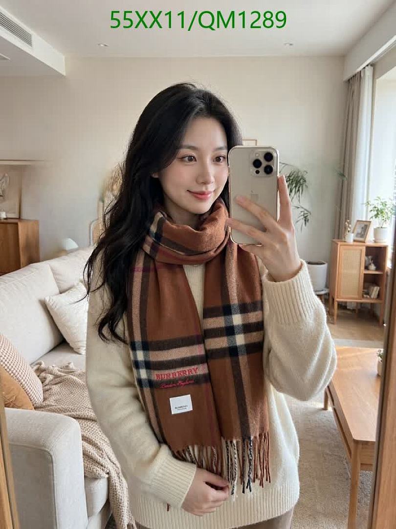 Burberry-Scarves Code: QM1289 $: 55USD