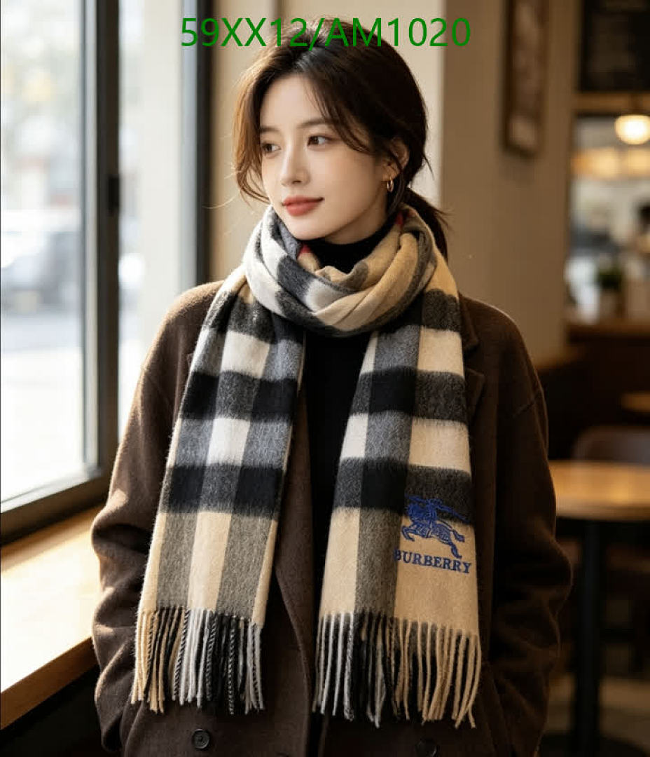 Burberry-Scarves Code: AM1020 $: 59USD