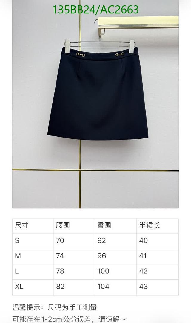 Gucci-Clothing Code: AC2663 $: 135USD