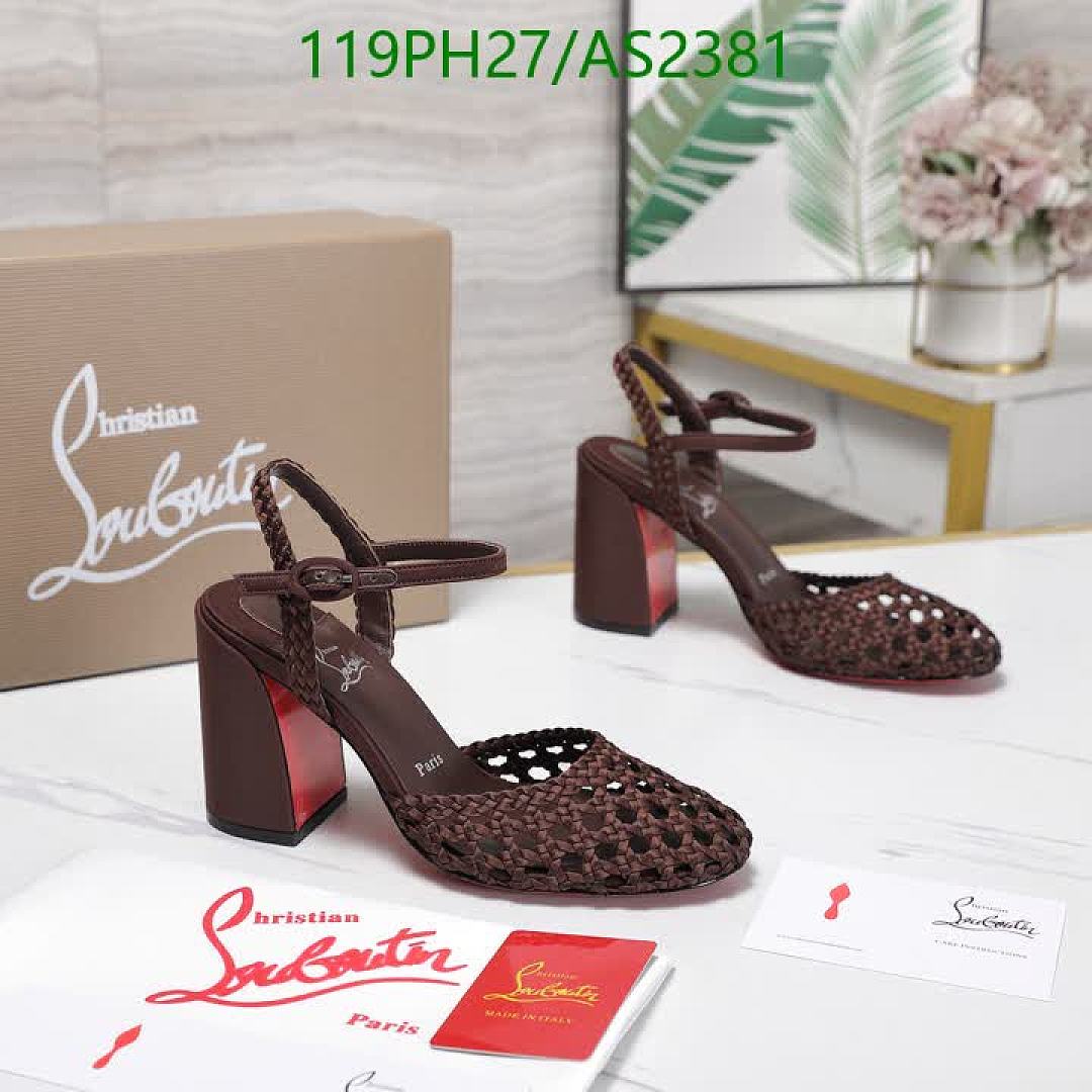 Christian Louboutin-Women Shoes Code: AS2381 $: 119USD