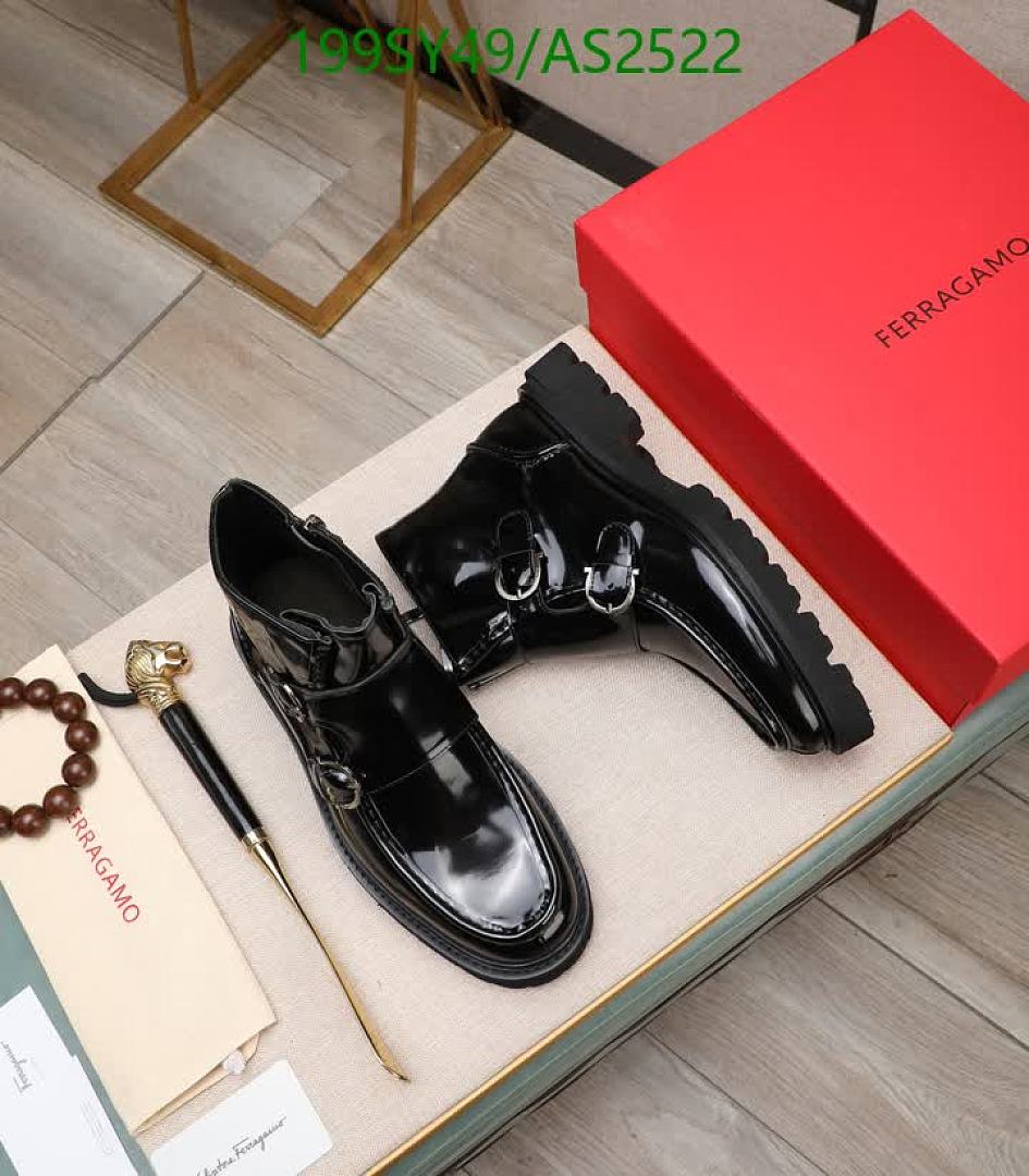 Ferragamo-Men shoes Code: AS2522 $: 199USD