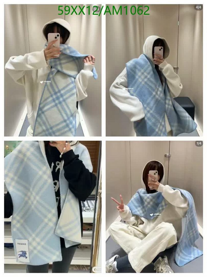 Burberry-Scarves Code: AM1062 $: 59USD