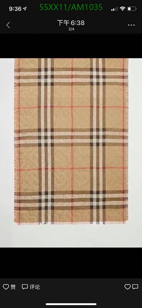 Burberry-Scarves Code: AM1035 $: 55USD