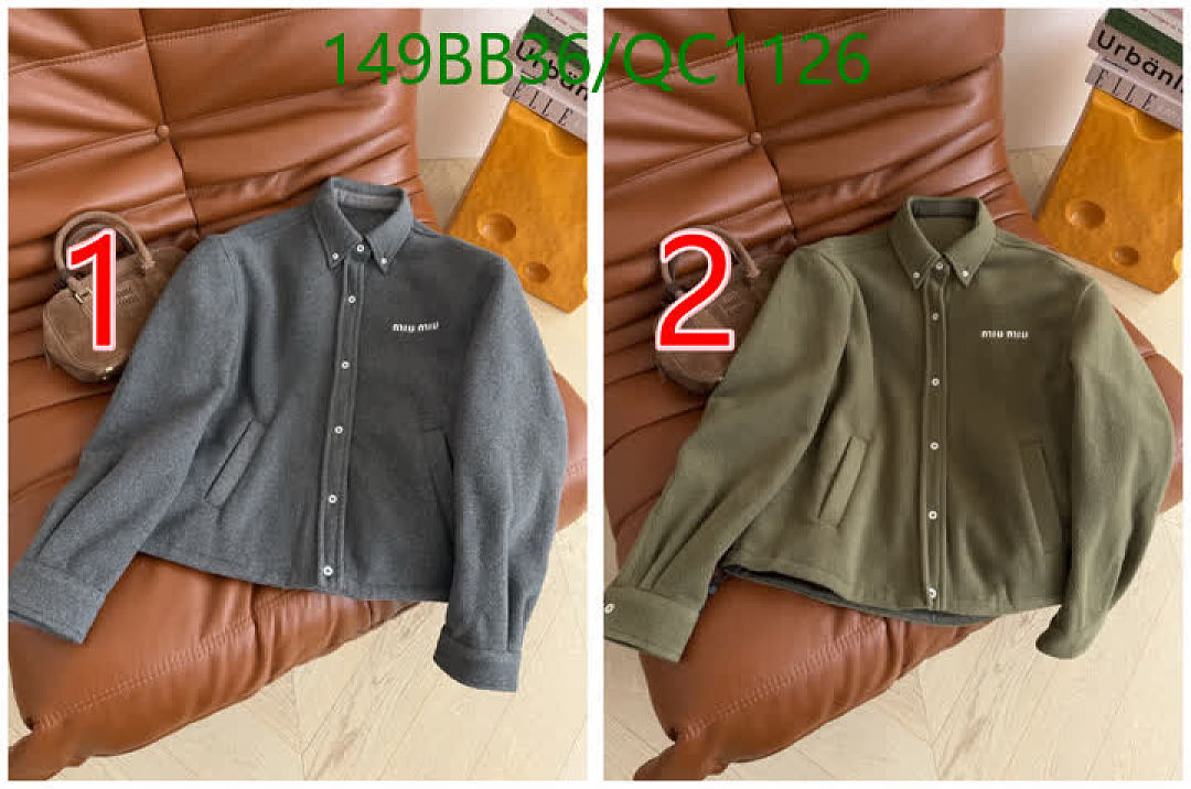 Miu Miu-Clothing Code: QC1126 $: 149USD