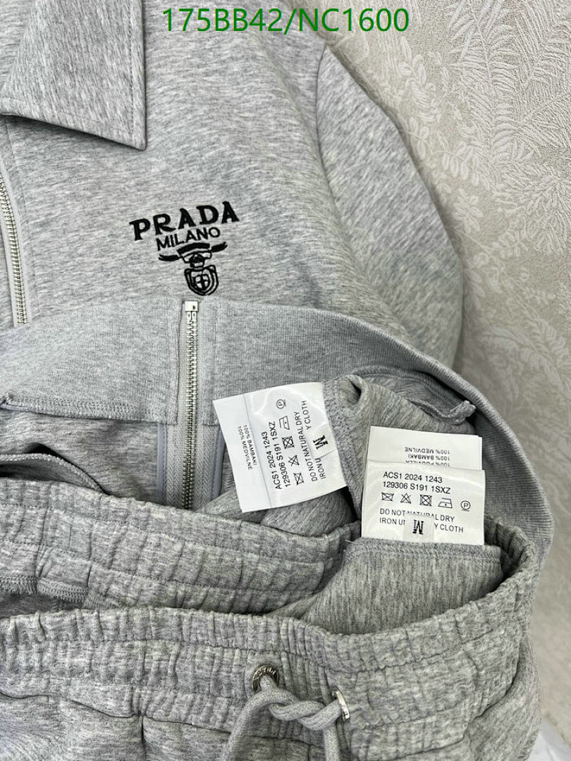 Prada-Clothing Code: NC1600 $: 175USD