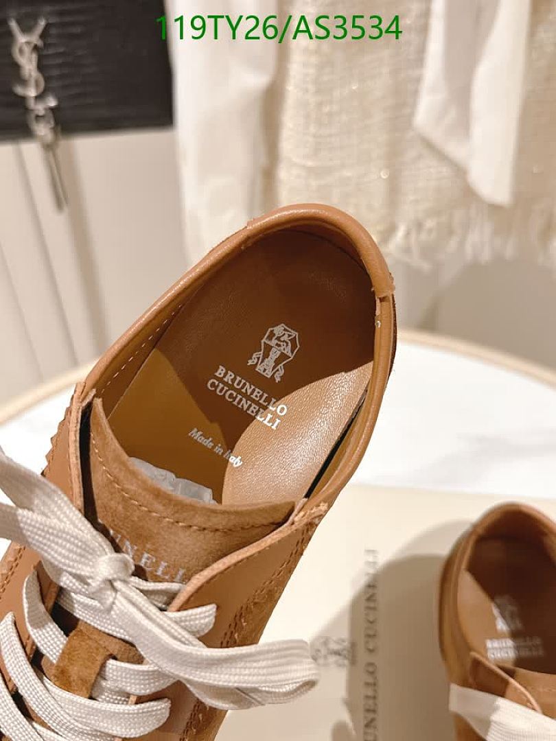Brunello Cucinelli-Women Shoes Code: AS3534 $: 119USD