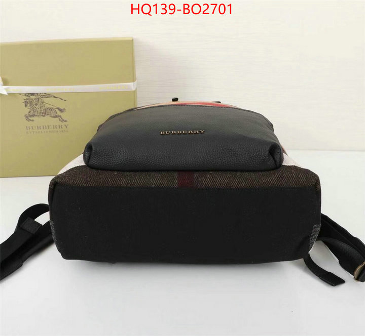 Burberry Bags(4A)-Backpack,high quality happy copy ,ID: BO2701,$: 139USD