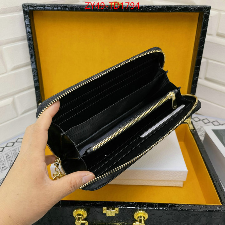 Dior Bags(4A)-Wallet-,ID: TD1794,$: 49USD