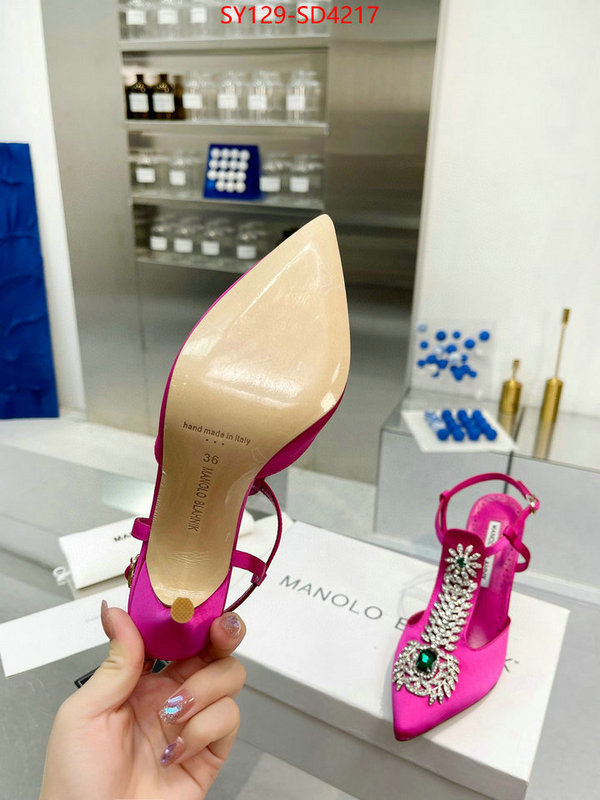 Women Shoes-Manolo Blahnik,where should i buy replica ,perfect quality designer replica , ID: SD4217,$: 129USD