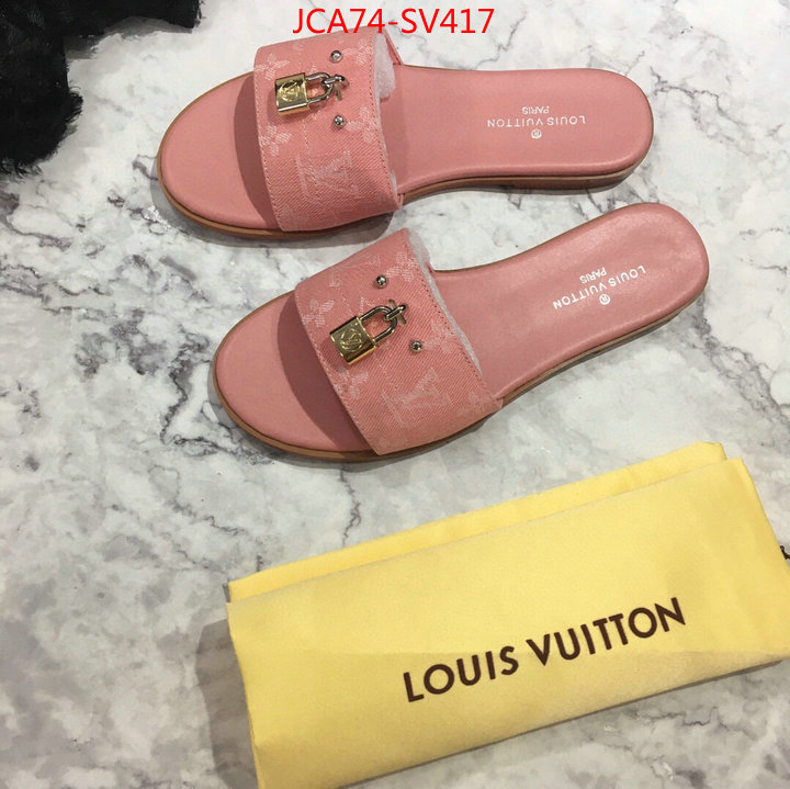 Women Shoes-LV,what 1:1 replica , ID: SV417,$:74USD