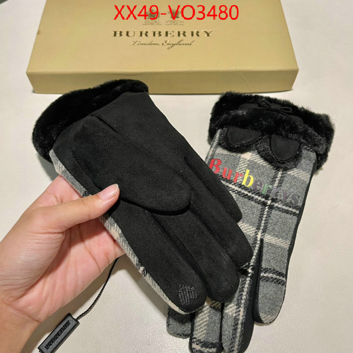 Gloves-Burberry,top perfect fake , ID: VO3480,$: 49USD