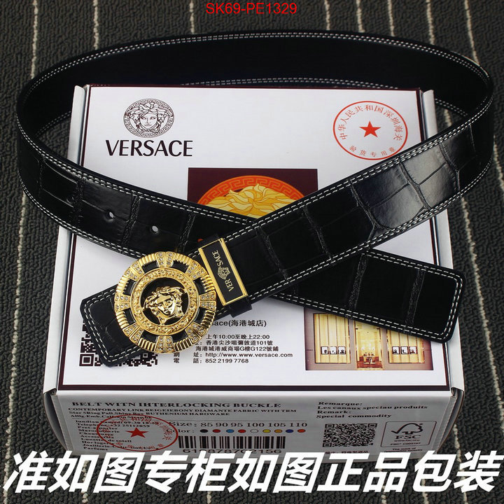Belts-Versace,best site for replica , ID: PE1329,$:69USD