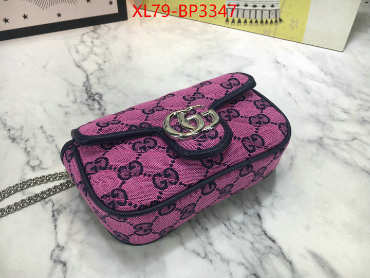 Gucci Bags(4A)-Marmont,2023 replica wholesale cheap sales online ,ID: BP3347,$: 79USD