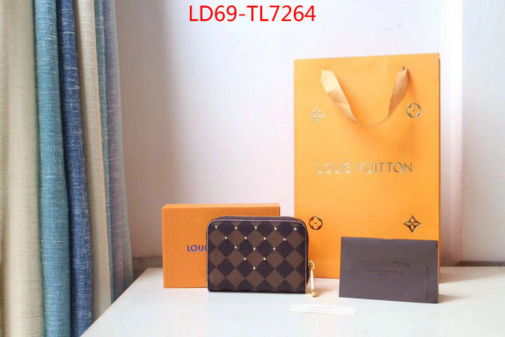 LV Bags(TOP)-Wallet,ID: TL7264,$: 69USD