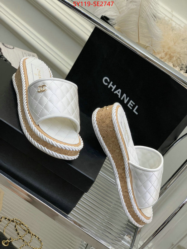 Women Shoes-Chanel,mirror quality , ID: SE2747,$: 119USD