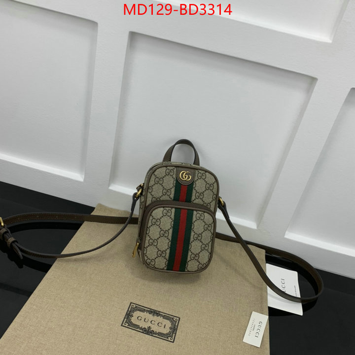 Gucci Bags(TOP)-Ophidia-G,high quality replica designer ,ID: BD3314,$: 129USD