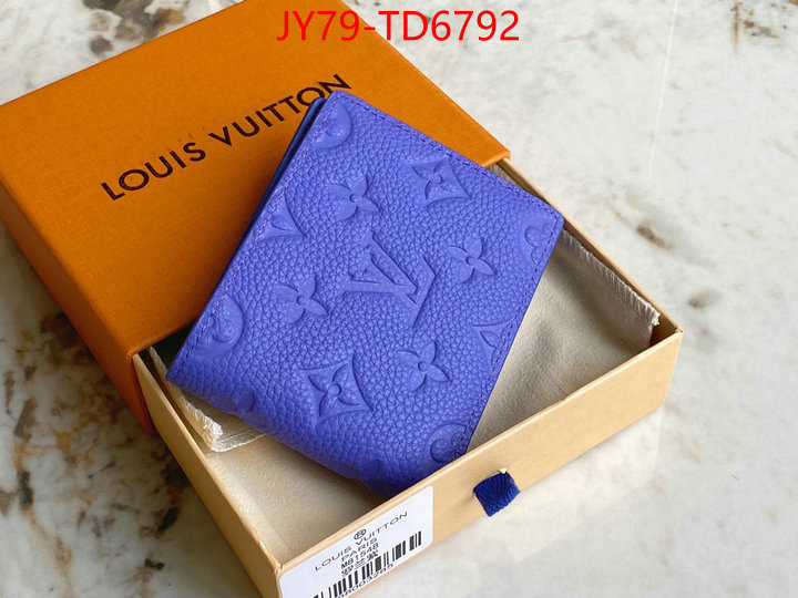 LV Bags(TOP)-Wallet,ID: TD6792,$: 79USD