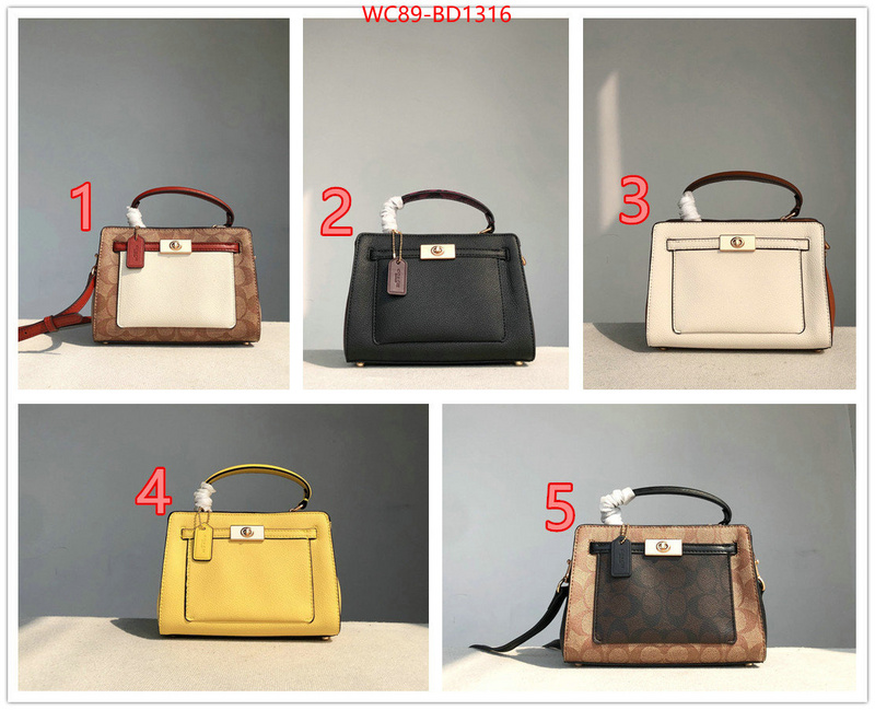 Coach Bags(4A)-Diagonal,best wholesale replica ,ID: BD1316,$: 89USD