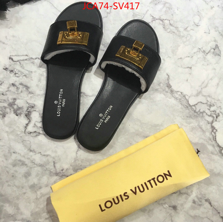 Women Shoes-LV,what 1:1 replica , ID: SV417,$:74USD