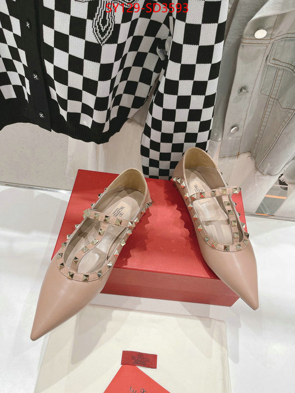 Women Shoes-Valentino,wholesale 2023 replica , ID: SD3593,$: 129USD